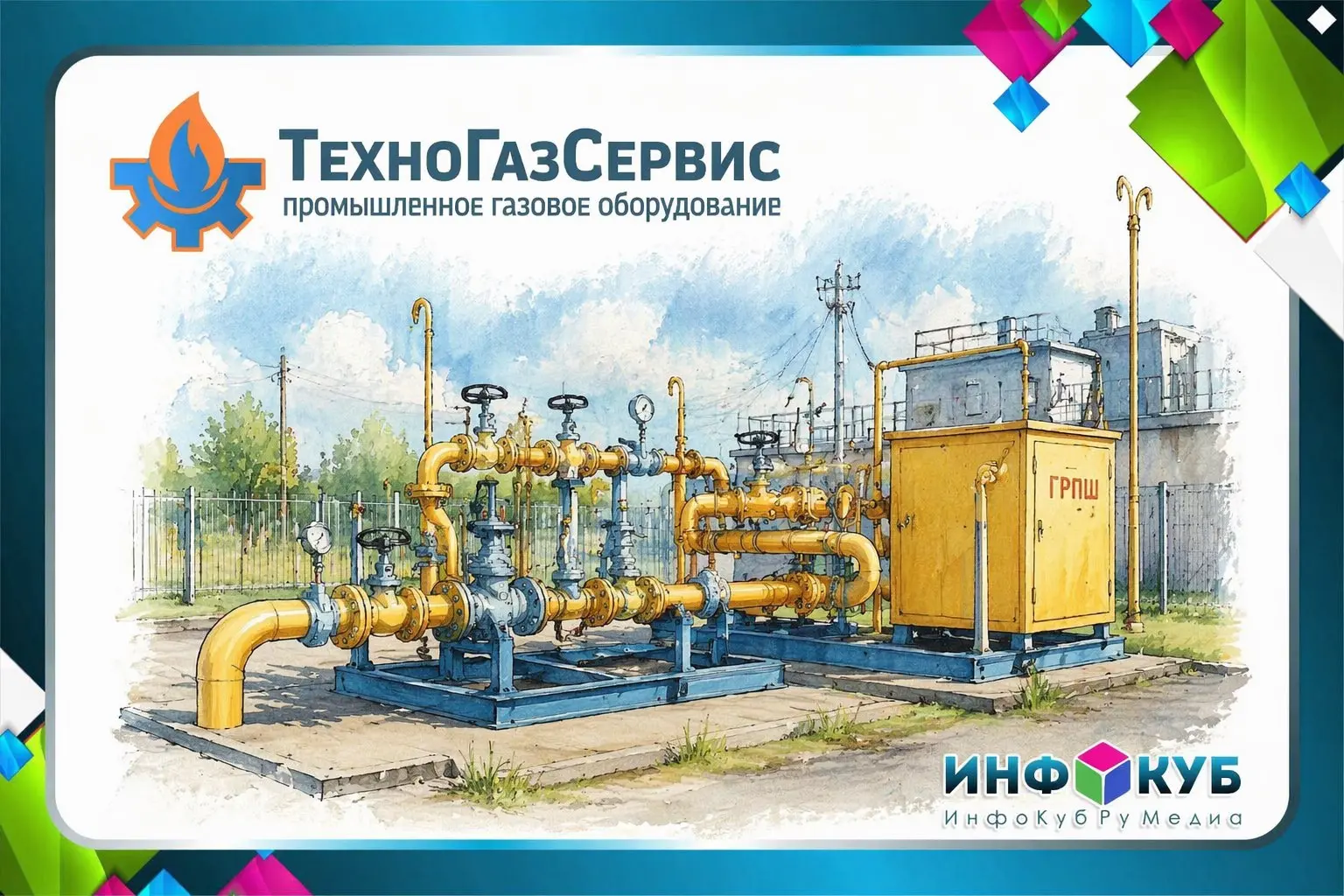 Промышленное газовое оборудование, ГРПШ, ГРС от производителя