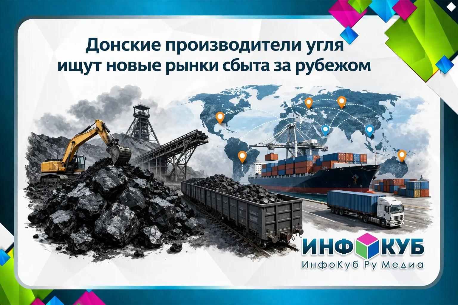 Донские производители угля ищут новые рынки сбыта за рубежом